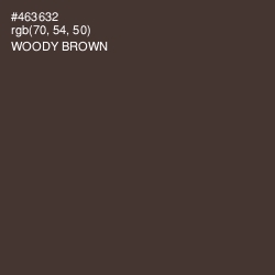 #463632 - Woody Brown Color Image